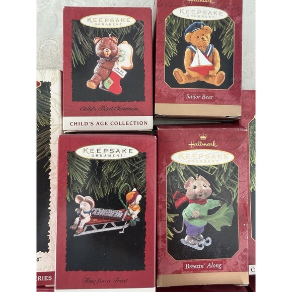 Lot of 9 Hallmark Keepsake Ornaments -Anniversary Ed, Dolls of the World. Xmas - Picture 8 of 10